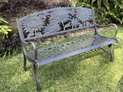 Discount Cast Iron Bench - Sunflower Outdoor Furniture