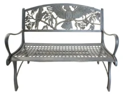 Discount Cast Iron Loveseat Bench - Cockatoos Outdoor Furniture