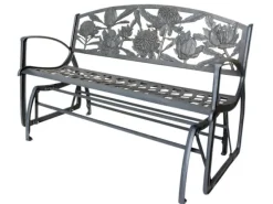 Hot Cast Iron Rocking Bench - Waratah Outdoor Furniture