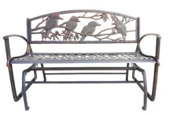Online Cast Iron Rocking Bench - Kookaburras Outdoor Furniture