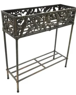 New Copy of Cast Iron Rectangle Plant Stand - Rosella & Bottlebrush Outdoor Furniture