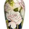 Clearance Moorcroft Bella Rosa Vase 200/8 - Ltd Ed 40 Moorcroft