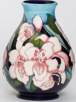 Sale Moorcroft Blackheath Rhododendron Vase 7/7 - Trial Vase Moorcroft