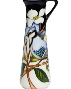 Sale Moorcroft Blue Jay Jug JU7 - Numbered Moorcroft