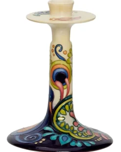 Clearance Moorcroft Festival of Light Pair of Candle Holders 850/9 - Ltd Ed 10 Moorcroft