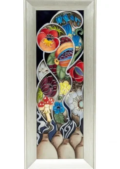 Fashion Moorcroft Kaleidoscope of Colour Plaques PLQ3 - Numbered Moorcroft