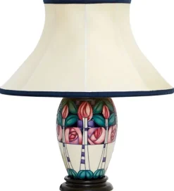 New Moorcroft Kingsborough Gardens L102/7 Lamp and Shade Moorcroft