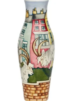 Hot Moorcroft Llandudno Goats Vase 120/9 - Ltd Ed 20 Moorcroft