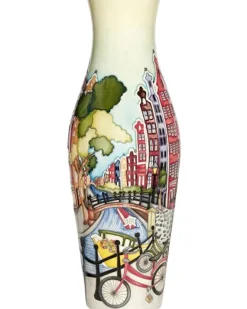 Fashion Moorcroft Old Amsterdam Vase 120/16 - Ltd Ed 5 Moorcroft