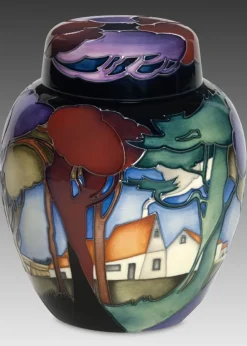 Discount Moorcroft Peggy's Farm Ginger Jar 769/8 - Ltd Ed 50 Moorcroft