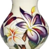 Clearance Moorcroft Plumeria Vase 869/4 Moorcroft