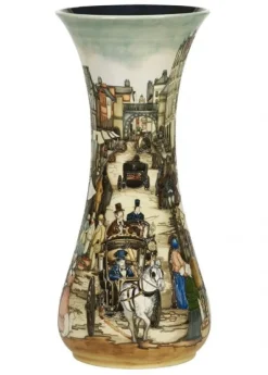 Outlet Moorcroft Prestige Times Gone By Vase 364/20 - Numbered Moorcroft