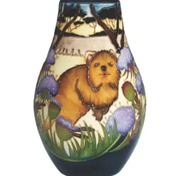 Online Moorcroft The Smiling Quokkas Vase - Ltd Ed 30 Moorcroft