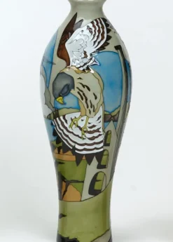 Discount Moorcroft The Stone Kestrel Vase 42/12 - Ltd Ed 50 Moorcroft