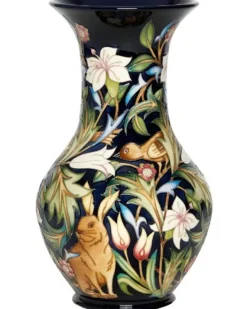 Outlet Moorcroft The Woodland Road Vase 49/13 - Numbered Moorcroft