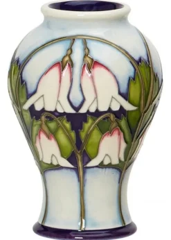 Outlet Moorcroft Twinflower Vase 65/4 - Numbered Moorcroft