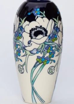 Outlet Moorcroft White Splendour Vase 101/7 - Ltd Ed 25 Moorcroft