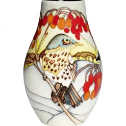 Online Moorcroft Winter Visitor Vase 117-7 Ltd 20 Christmas | Moorcroft