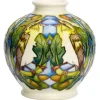 Fashion Moorcroft Wood Warbler Vase 41/4 - Ltd Ed 25 Moorcroft