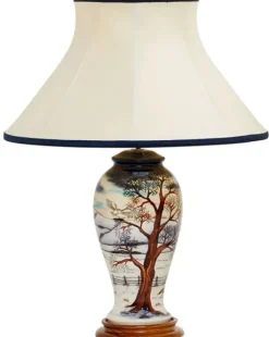 Discount Moorcroft Woodside Farm L46/10 Lamp and Shade Moorcroft