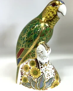 Outlet Royal Crown Derby Amazon Green Parrot Paperweight - Special Commissioned Edition of 2500 Royal Crown Derby