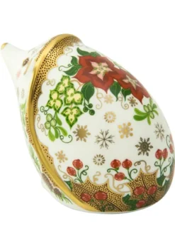 Outlet Royal Crown Derby Christmas Hedgehog Paperweight Christmas | Royal Crown Derby