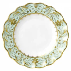 Fashion Royal Crown Derby Darley Abbey Fluted Dessert Plate Pottery-Porcelain-China | Royal Crown Derby