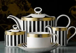 Hot Royal Crown Derby Satori Black Teapot Royal Crown Derby | Pottery-Porcelain-China