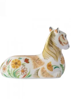 Fashion Royal Crown Derby Summer Meadow Foal Paperweight Royal Crown Derby