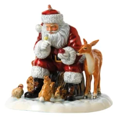 Outlet Royal Doulton A Woodland Christmas 2017 Annual Father Christmas Figurine of the Year HN5855 - LAST ONE Christmas | Pottery-Porcelain-China