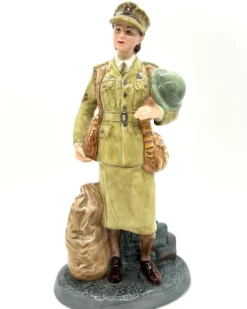 Outlet Royal Doulton Auxiliary Territorial Service Figurine HN4495 - Ltd Ed 2500 Pottery-Porcelain-China