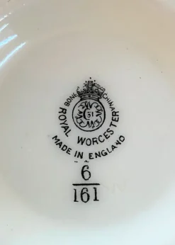 Outlet Royal Worcester Blackberries Cylinder Vase - Signed T. Bishop Pottery-Porcelain-China