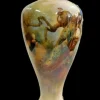 Online Royal Worcester Peacocks footed Vase - Unsigned Pottery-Porcelain-China