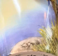 Online Steve Smith Buff Breasted Kingfisher Vase - Ltd Ed 5 Pottery-Porcelain-China