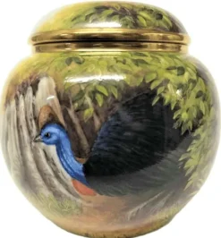 Hot Steve Smith Cassowary Lidded Vase - Ltd Ed 5 Pottery-Porcelain-China