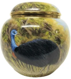 Hot Steve Smith Cassowary Lidded Vase - Ltd Ed 5 Pottery-Porcelain-China