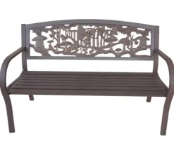 New Tube Steel-Cast Iron Bench - Garden Fairy Outdoor Furniture