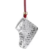 Discount Waterford 2024 Annual Christmas Crystal Baby's First Boot Ornament Christmas