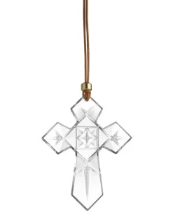 Fashion Waterford 2024 Annual Christmas Crystal Cross Ornament Christmas