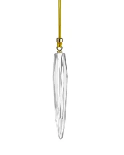 New Waterford 2024 Annual Christmas Crystal Icicle Ornament Christmas