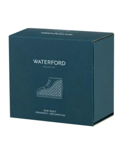 Discount Waterford 2024 Annual Christmas Crystal Baby's First Boot Ornament Christmas