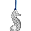 Fashion Waterford 2024 Christmas Crystal Seahorse Ornament Christmas
