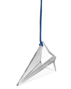 Outlet Waterford 2024 Christmas Crystal Origami Aeroplane Ornament Christmas