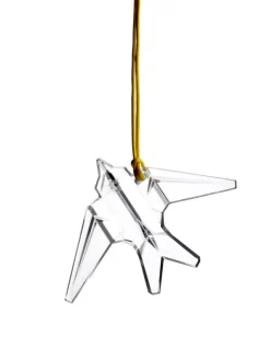 Clearance Waterford 2024 Christmas Crystal Origami Bird Ornament Christmas