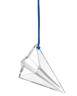Outlet Waterford 2024 Christmas Crystal Origami Aeroplane Ornament Christmas