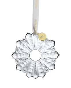 Fashion Waterford Crystal 2022 Annual Christmas Snowcrystal Ornament Christmas