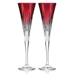 Online Waterford Crystal 2024 New Year Celebration Flutes Red-Set of 2 Christmas