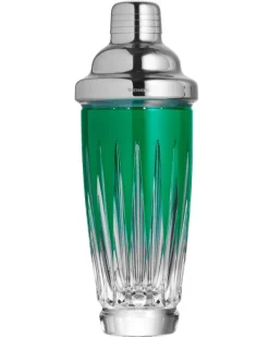 New Waterford Crystal 2025 New Year Cocktail Shaker Firework Green - Ltd Ed Christmas
