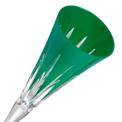 Fashion Waterford Crystal 2025 New Year Fireworks Flutes Green - Set of 2 Ltd Ed Christmas