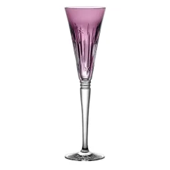 New Waterford Crystal 2021 Winter Wonders Midnight Frost Lilac Color Flute Glass - DISCONTINUED Christmas